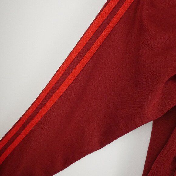 Adidas Jacket FC Bayern Munchen Soccer Mens S Red Full Zip Embroidered Rare - Picture 8 of 16